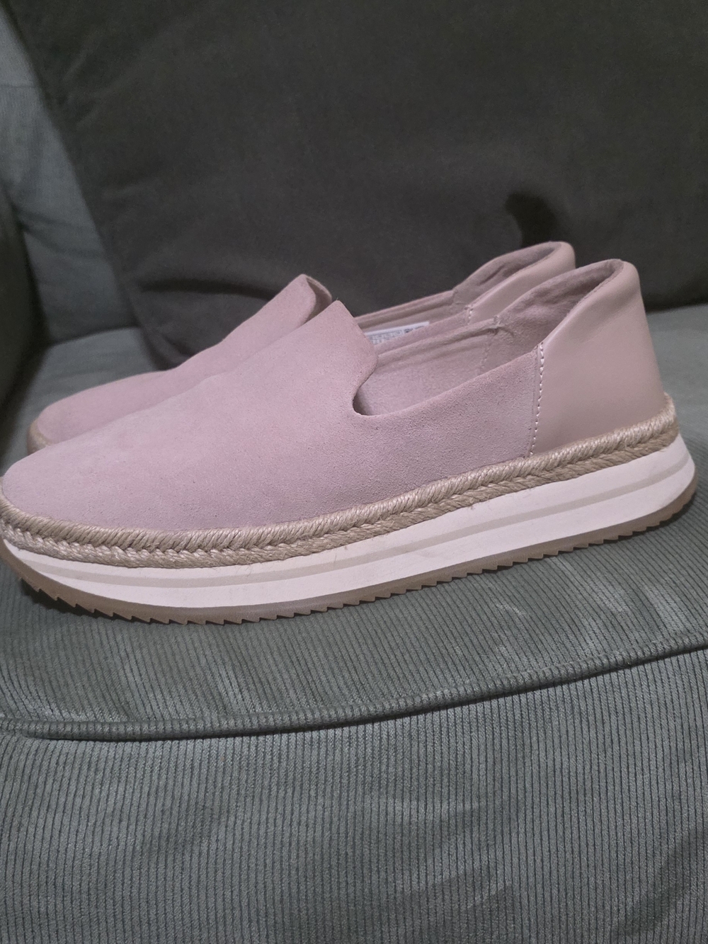 Slip-On Platform Espadrille Sneakers - Blush Pink
